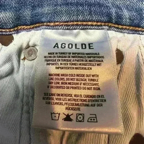 Agolde Sophie Ankle Skinny Jeans in Pentacle Wash Size 26 - Picture 8 of 9